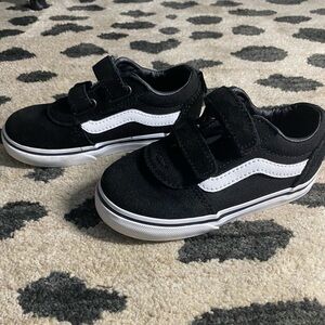 Vans old school - black/white - size 9 toddler